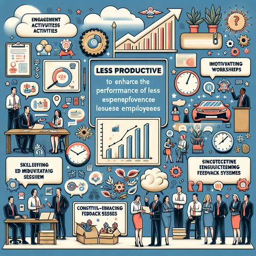Formas de optimizar el desempeño de empleados menos productivos