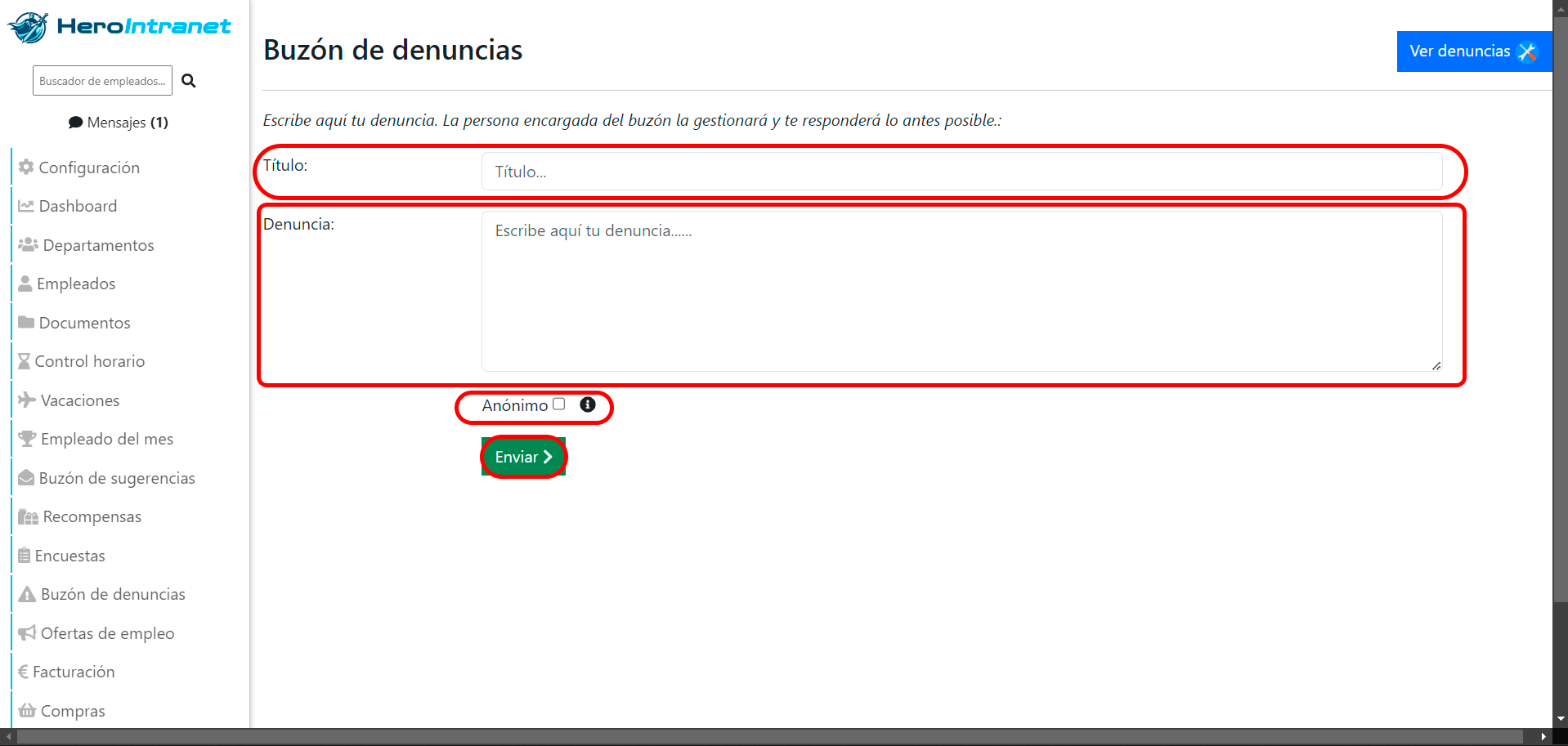Buzón de denuncias 3 Buzón de denuncias 3